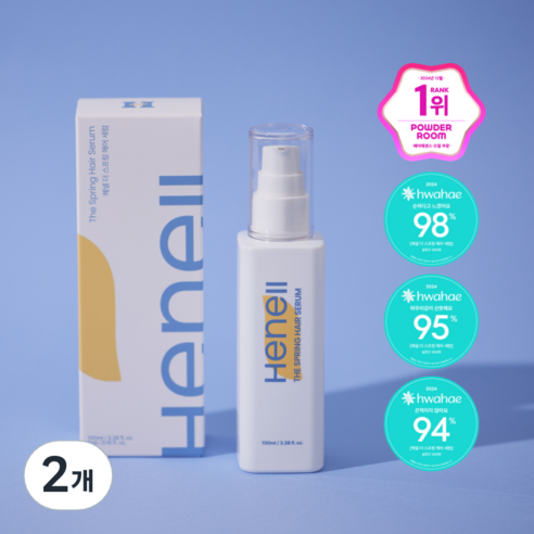 헤넬 더 스프링 헤어 세럼 (마른모발용), 2개, 105ml