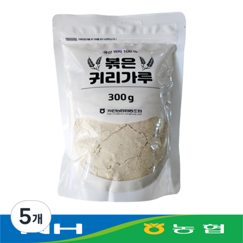 농협 국산 100% 볶은귀리가루 강원도 인제 최신상품, 5개, 300g