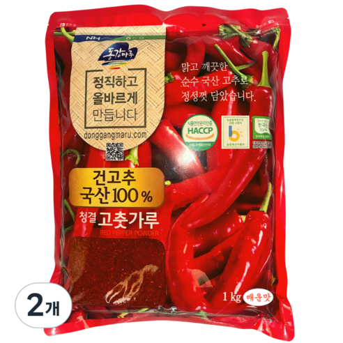 농협 [25년산] 영월농협 국산 청결고춧가루(매운맛)