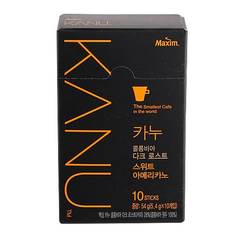 [카누] 다크로스트 아메리카노 미니 스위트 100T 증정품, 100개입, 1개