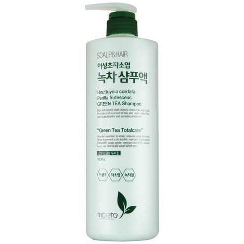 모에타 어성초자소엽녹차 샴푸 건성/민감, 2개, 1000ml