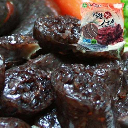 오박사 찰 순대 1kg 냉장보관, 1개 세진순대구이 오박사 찰 순대 1kg 냉장보관, 1개
