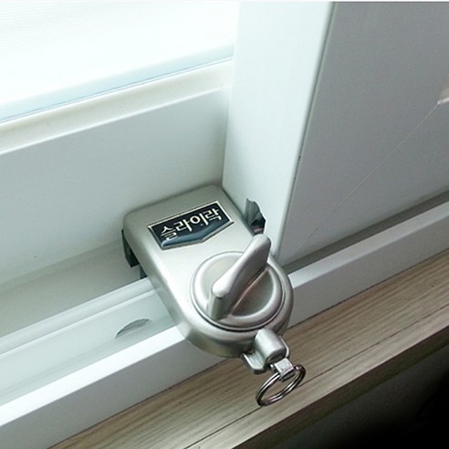 슬라이락 창문 방충망 잠금장치, 1개, 1)G-101(중대형_일반방창문/베란다창문용)