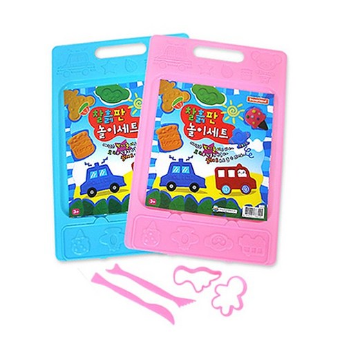 문구조아 찰흙판 놀이세트 도구 찍기틀, $TKA_찍기놀이 : 찰흙판놀이세트(핑크), 상세설명참조