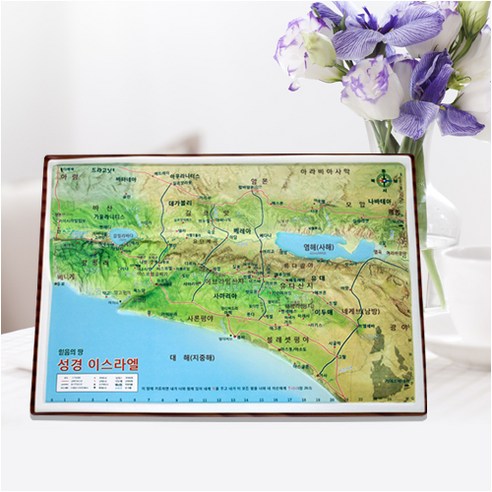 고집쟁이녀석들 성경 이스라엘 입체지도