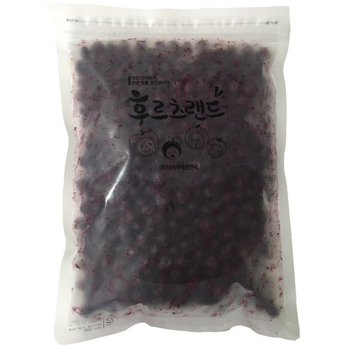 [크랍스] 냉동 블루베리 (드라이아이스 포장 무료제공), 1개, 1kg