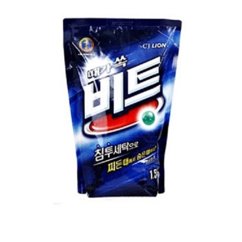 비트 분말 세탁세제 일반용, 1.5kg, 1개