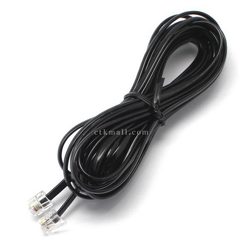 velton 전화기코드 전화기선 양모케이블 연장선 멀티탭 전화기부품, 3.양모10M