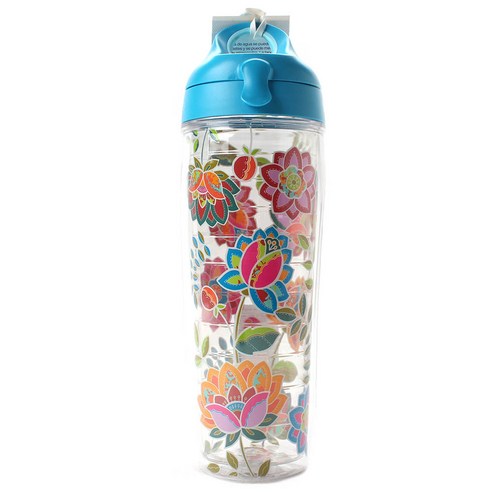 터비스 휴대용물통, Boho Floral Chic, 710ml