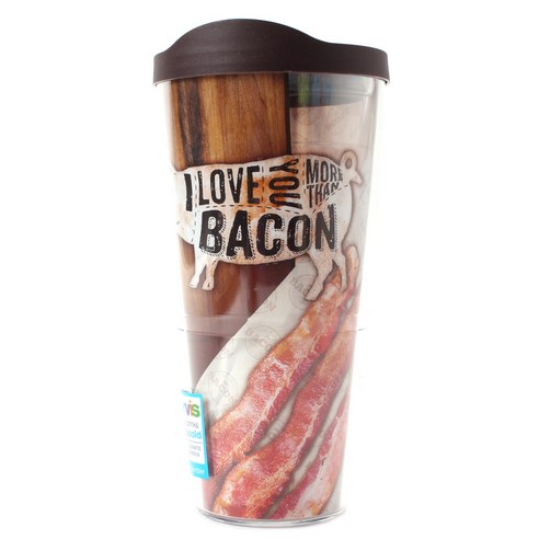 터비스 킵 드링크 핫 & 콜드 텀블러, Bacon Love, 710ml