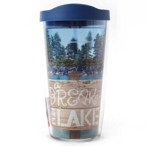터비스 킵 드링크 핫 & 콜드 텀블러, Break At The Lake, 473ml