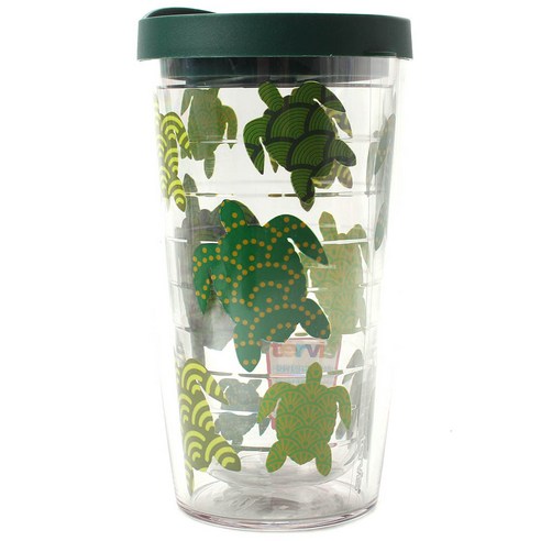 터비스 킵 드링크 핫 & 콜드 텀블러, Turtle Pattern, 473ml