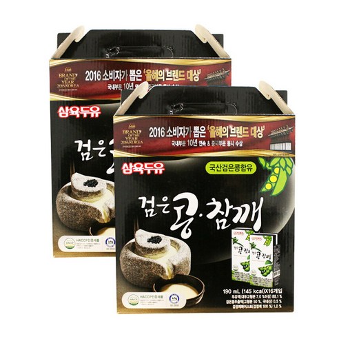 삼육두유 검은콩참께 190ml, 32팩