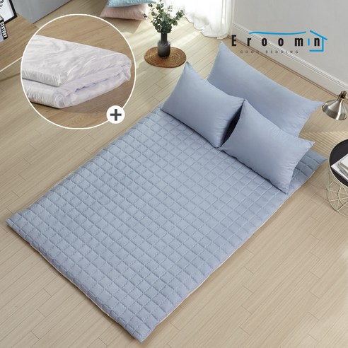 데일리 피치스킨 누빔 요커버+요솜세트 S D Q