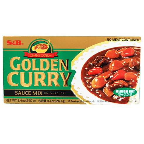 에스비 골든카레 중간매운맛 220g, 1개