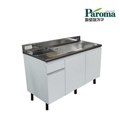 파로마 주방 싱크대 화이트 BEST 특가전, 05_1200개수대(우볼) – 화이트