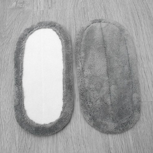 LKEY 청소슬리퍼 리필패드 B타입 블루그레이, 1개