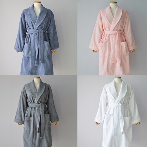 송월타올 고급 호텔 샤워가운 40수, 화이트(L), 1개 Best Top5