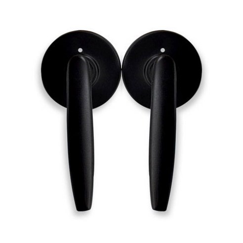 엔젤금속 방문손잡이 STL 114 BLK(블랙), 1개 문고리 엔젤금속 방문손잡이 STL 114 BLK(블랙), 1개 문고리
