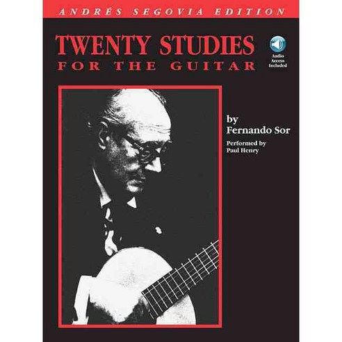 Andres Segovia: 20 Studies for the Guitar, Hal Leonard Corp