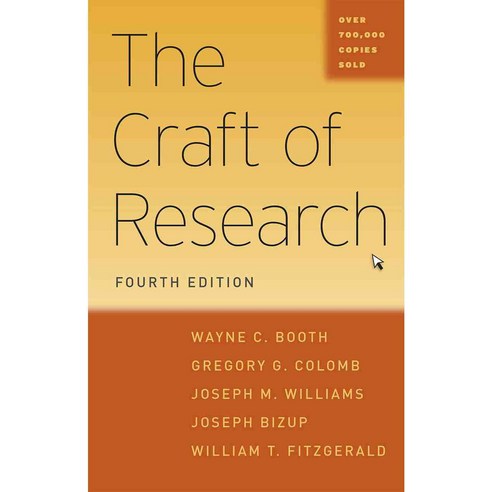 The Craft of Research 페이퍼북, Univ of Chicago Pr sirachsonof