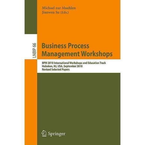 Business Process Management Workshops, Springer Verlag