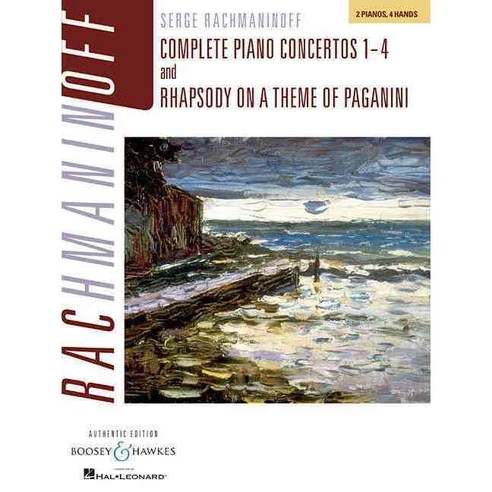 Complete Piano Concertos 1-4 & Rhapsody on a Theme of Paganini: 2 Pianos 4 Hands, Boosey & Hawkes