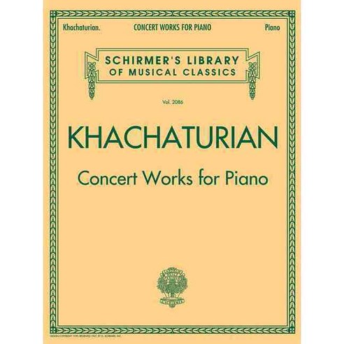 Concert Works for Piano, G Schirmer Inc