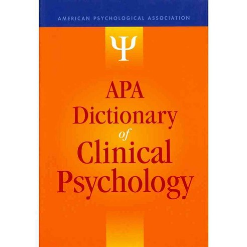 APA Dictionary of Clinical Psychology, Amer Psychological Assn