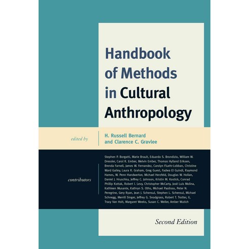 Handbook of Methods in Cultural Anthropology, Altamira Pr