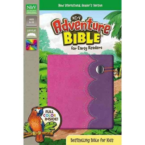 Holy Bible: New International Reader''s Version Amethyst/Pink Italian Duo-Tone Adventure Bible for Early Readers Elastic Closure 페이퍼북, Zondervan