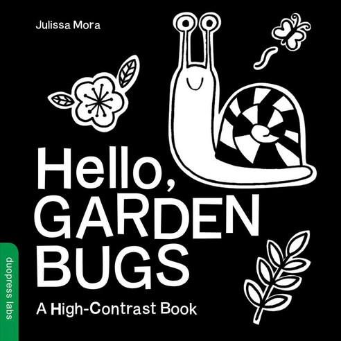 Hello Garden Bugs: A High-Contrast Book, Duo Press LLC