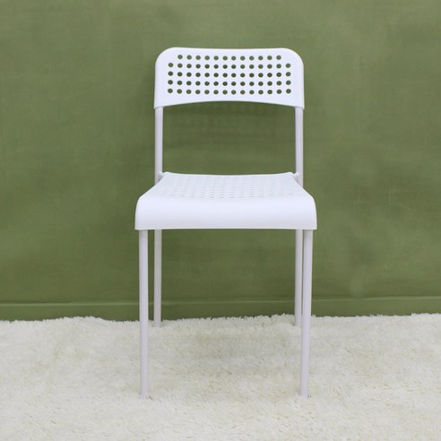 오에이 데스크 디자인 의자 네트체어, 화이트 – 1개 (OD088) 회의용의자