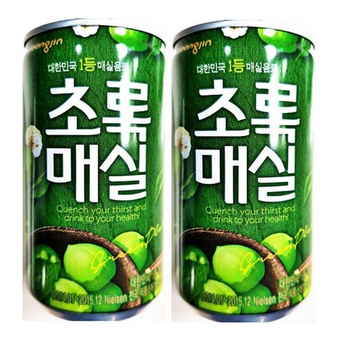   웅진 초록매실, 180ml, 30개