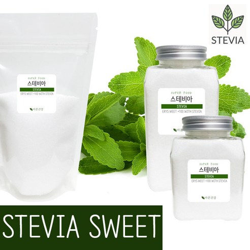 자연이 선물한 건강한단맛 스테비아 설탕 스위트, 200g, 2개