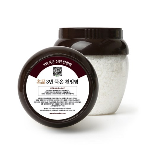 신안함초닷컴 3년 묵은 신안 천일염 - 400g, 400g, 1개