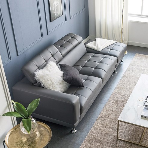 우아함과 편안함이 공존하는 자네트 로미노 소파