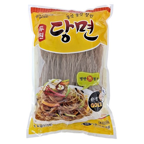 CJ프레시웨이 이츠웰 실속찰당면 14kg, 1개 진표당면1kg 두원 당면, 5개, 1kg