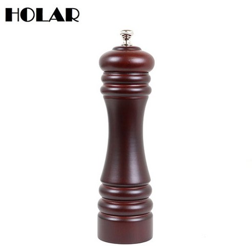 러버우드 페퍼밀 8인치/후추갈이/후추그라인더/후추통, 1개 후추나무 러버우드 페퍼밀 8인치/후추갈이/후추그라인더/후추통, 1개 후추나무