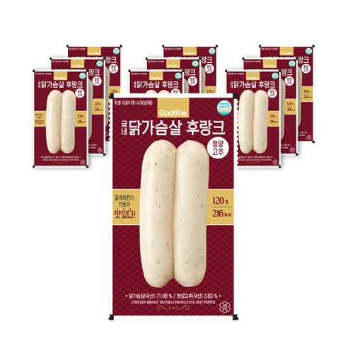 [잇팅나우ㅣ인기상품] 굽네 닭가슴살 후랑크: 건강하고 맛있는 간식 [EatingNOWㅣ추천상품]
