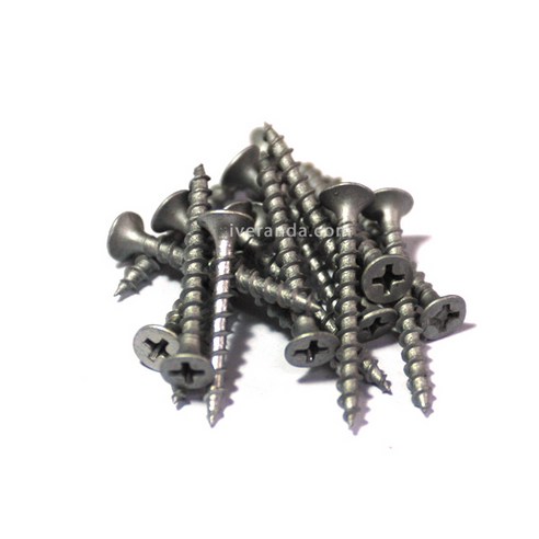 아이베란다 목재피스 목공용 피스 테크 나사 스크류 규격별 목공철물 20개, 50mm(약20개54g)