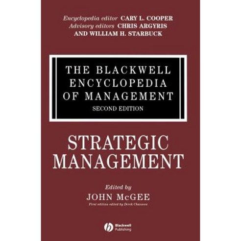 The Blackwell Encyclopedia of Management Strategic Management Hardcover, Wiley-Blackwell