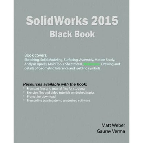 Solidworks 2015 Black Book Paperback, Createspace