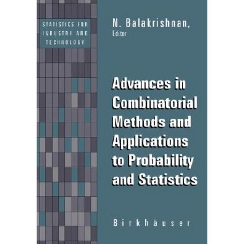 Advances in Combinatorial Methods and Applications to Probability and Statistics Hardcover, Birkhauser