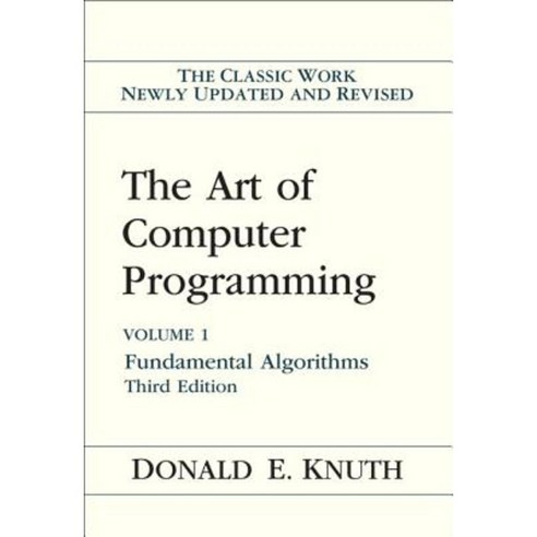 The Art of Computer Programming: Volume 1: Fundamental Algorithms Hardcover, Addison-Wesley Professional