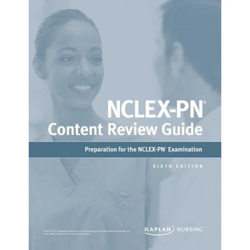 NCLEX-PN Content Review Guide Paperback, Kaplan Publishing