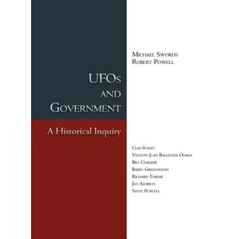 UFOs and Government: A Historical Inquiry Hardcover, Anomalist Books