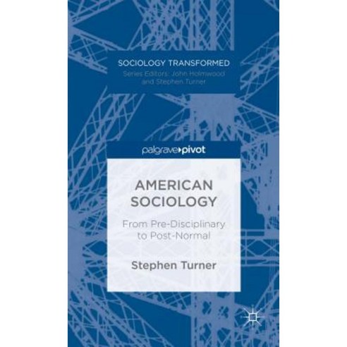 American Sociology: From Pre-Disciplinary to Post-Normal Hardcover, Palgrave Pivot