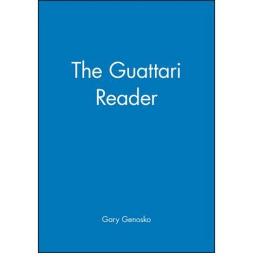 The Guattari Reader Hardcover, Wiley-Blackwell