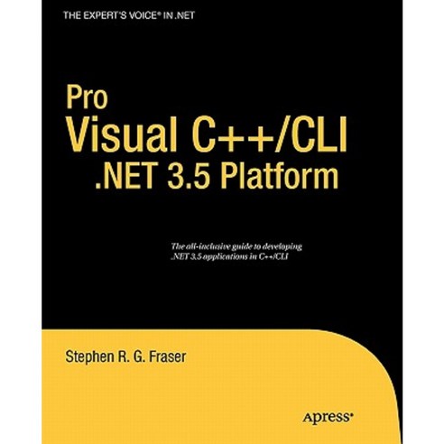 Pro Visual C++/CLI and the .NET 3.5 Platform Paperback, Apress - 가격 변동 ...
